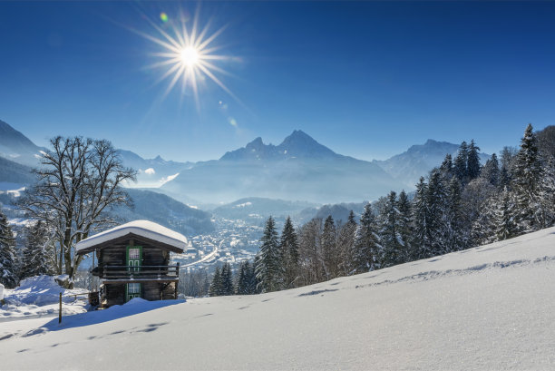 冰天雪地 冬天 雪景 风景 自