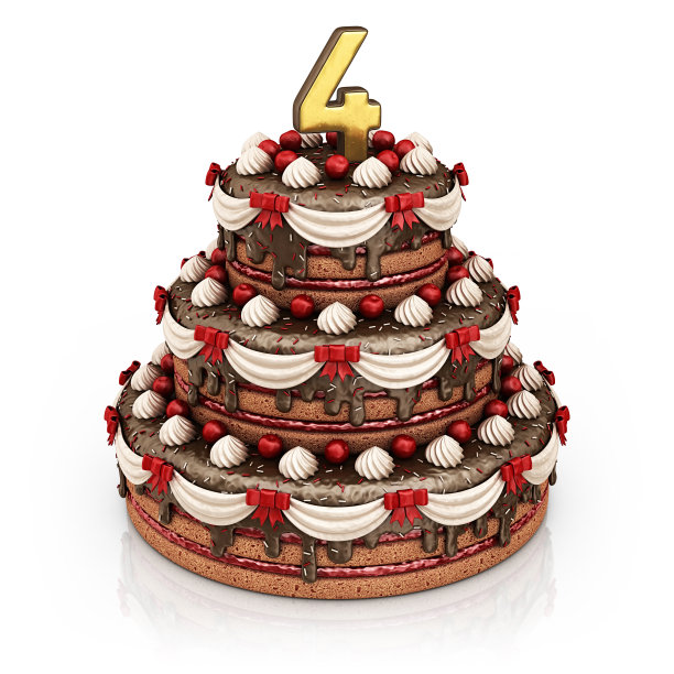 巧克力蛋糕3d模型