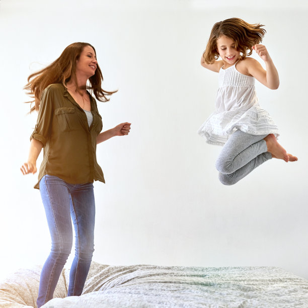 leaping