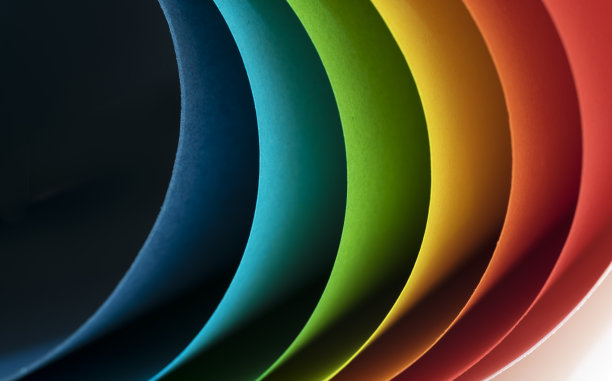 绚丽多彩的流动纹理图案