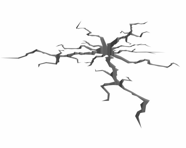 cracked