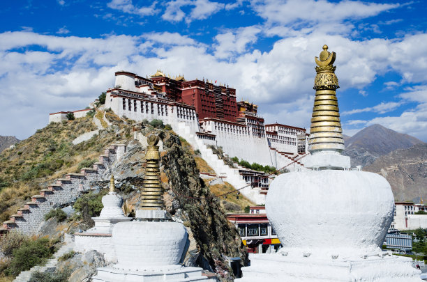 布达拉宫风光,西藏拉萨