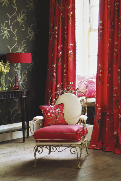 面料印花窗帘印花