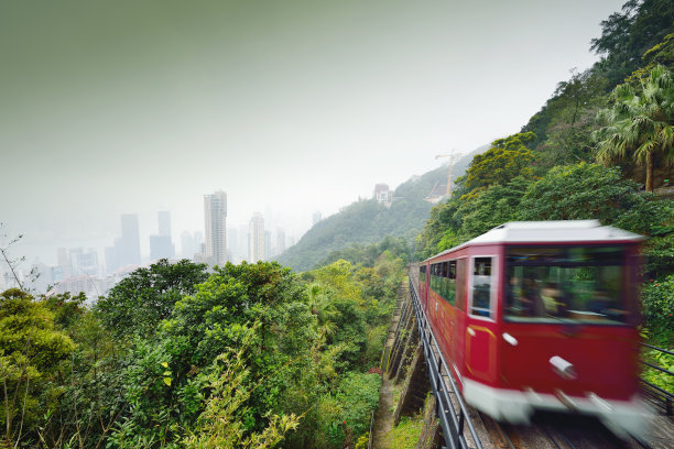 香港太平山缆车