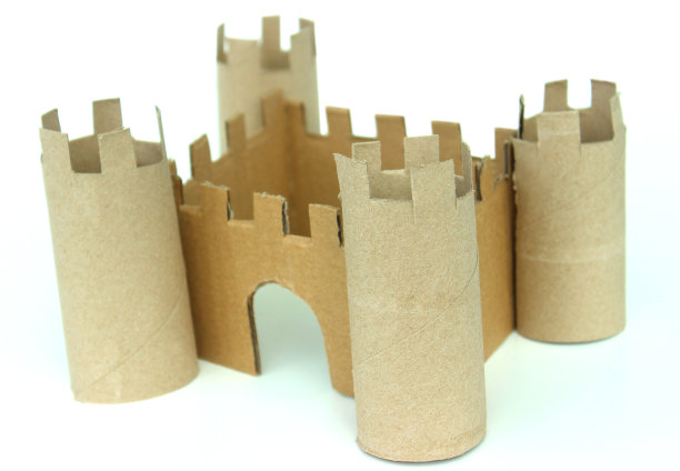 纸板城堡纸板玩具