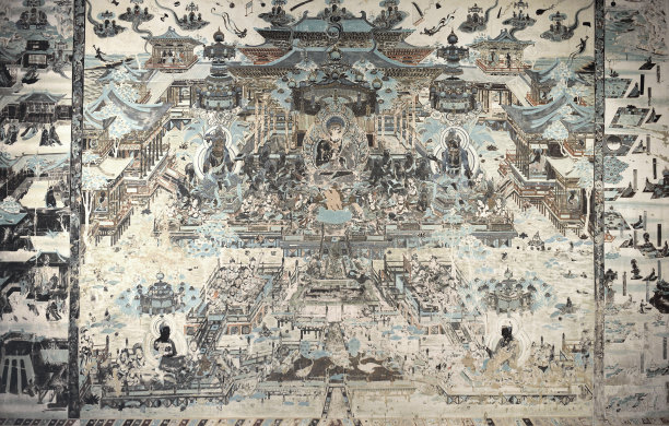 壁画纹理素材纹样