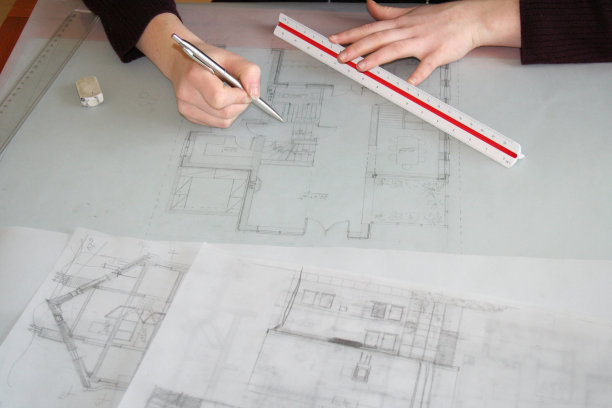 户型图彩图线条