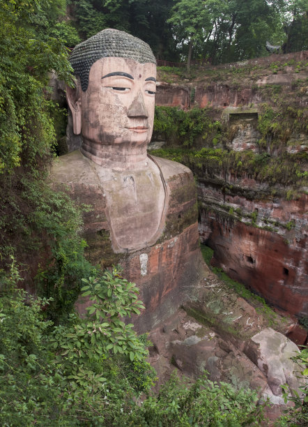 四川乐山大佛景区