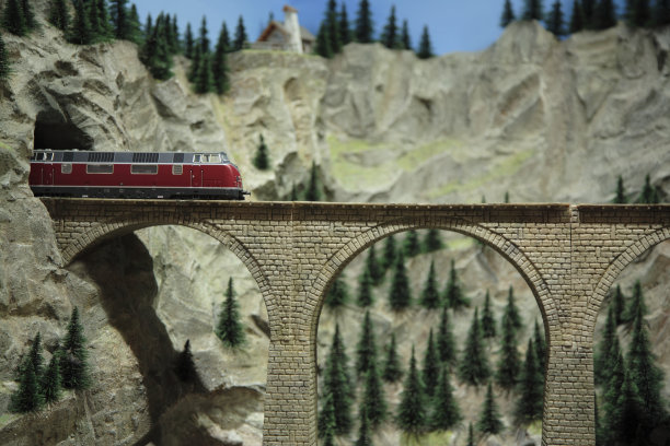 铁路桥模型