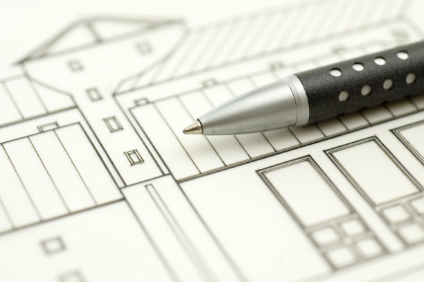 户型图彩图线条