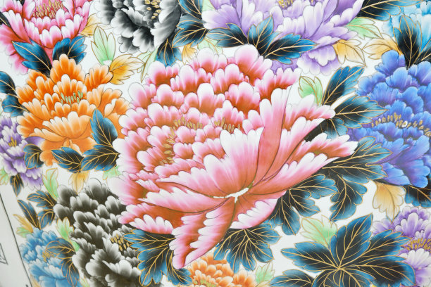 中国风花纹图案