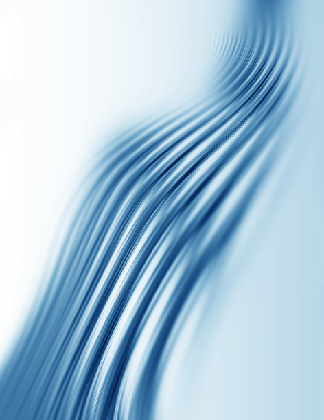 蓝色线条科技感企业宣传画册封面