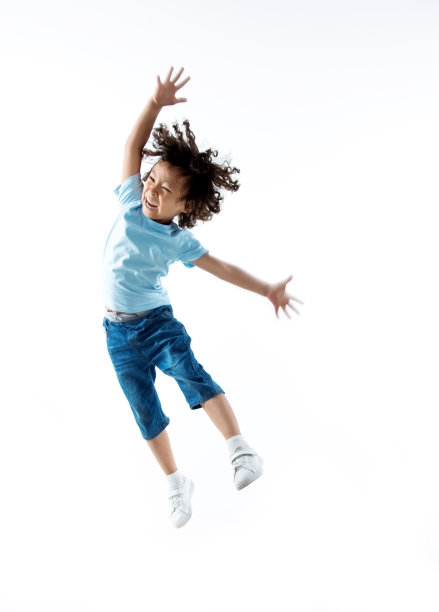 leaping