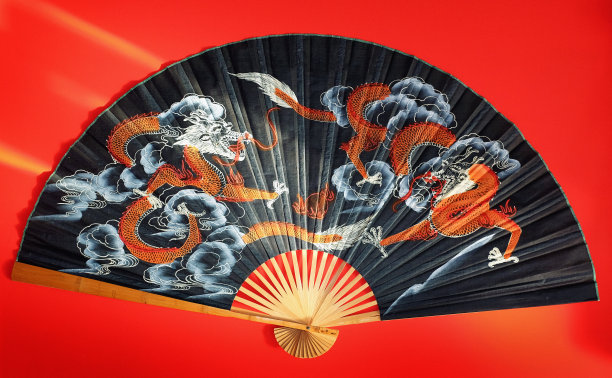 水平画幅,墙,东亚文化