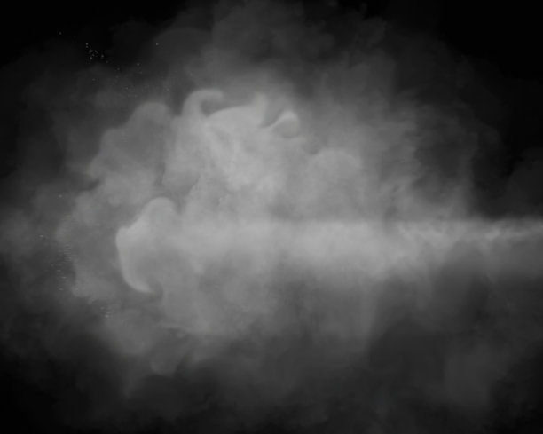 misty