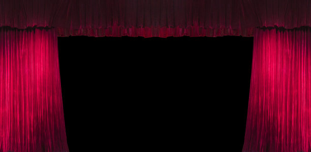 红色开幕式背景板