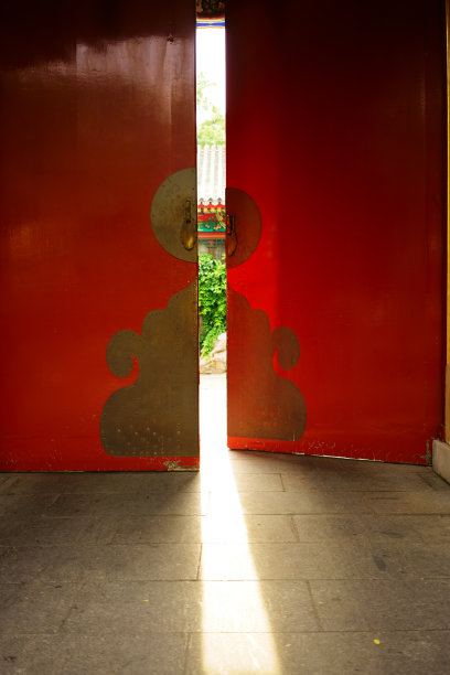 中式门入口