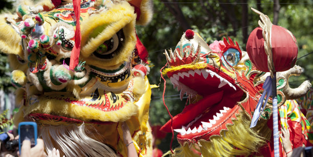 舞龙节日庆祝