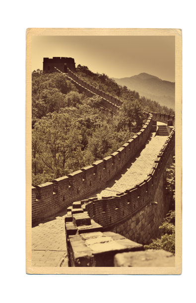 中国明信片中国元素