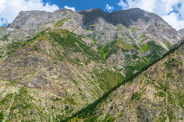 全画幅天山山脉