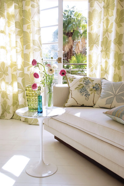 面料印花窗帘印花