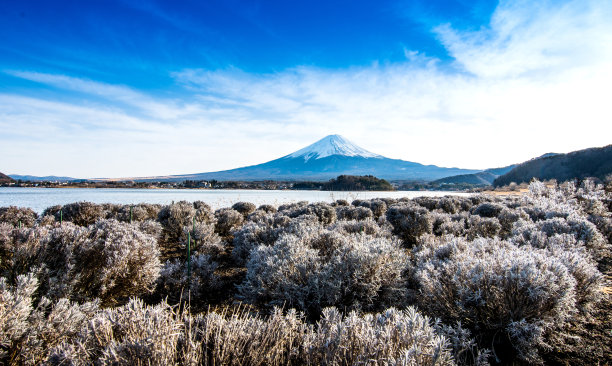 日本富士山图片