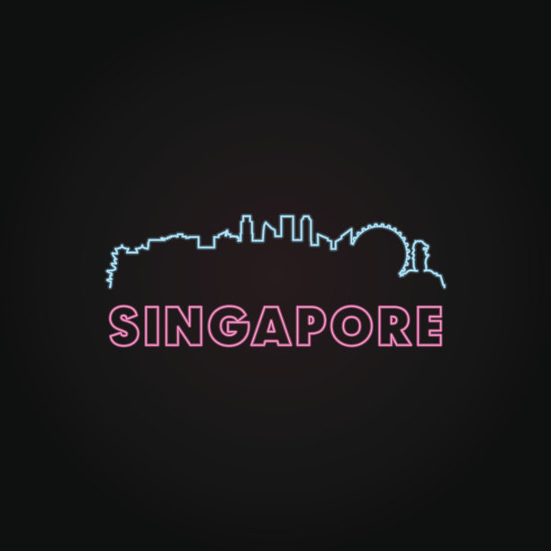 新加坡景点插画