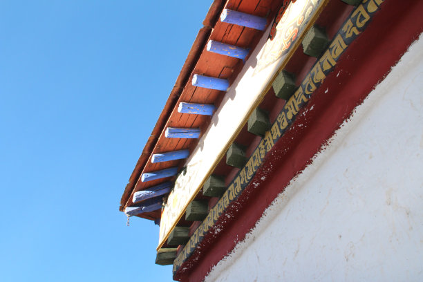 藏族建筑房顶