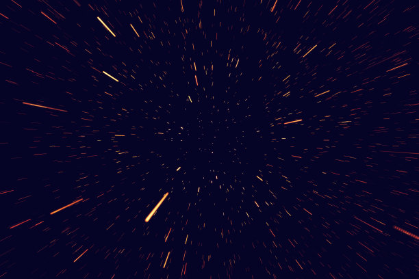 繁星点点蓝色动态宇宙