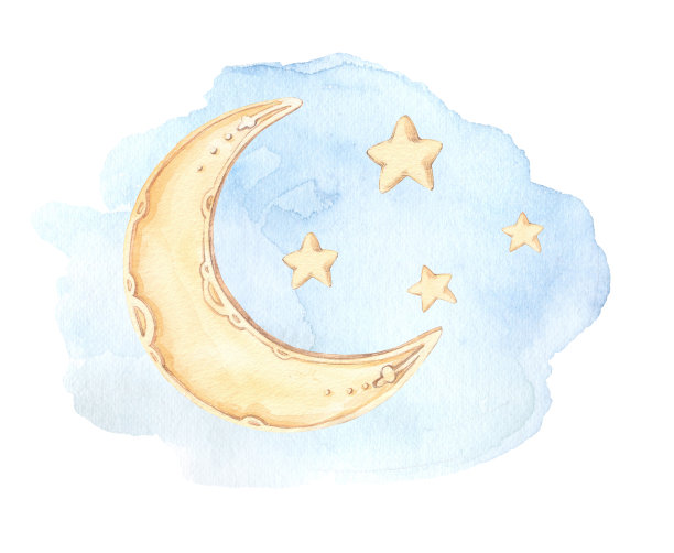 可爱卡通星星插画元素