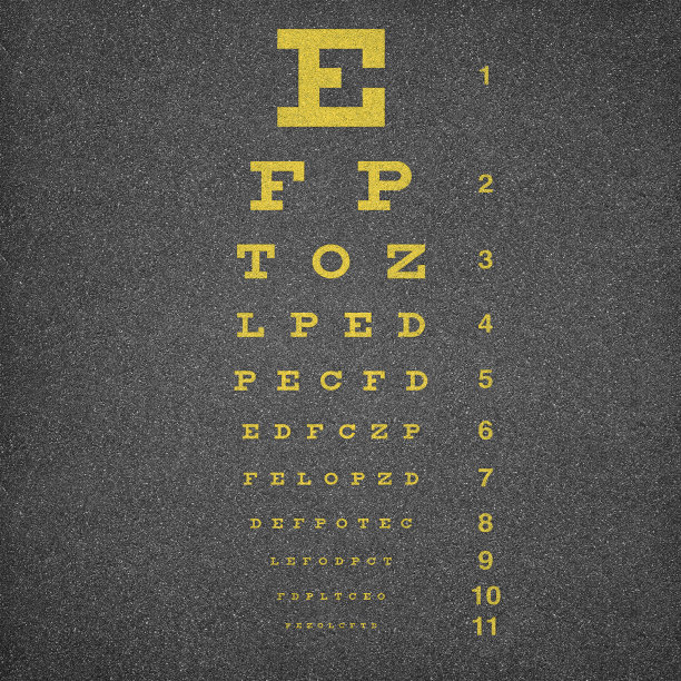测试眼睛视力表