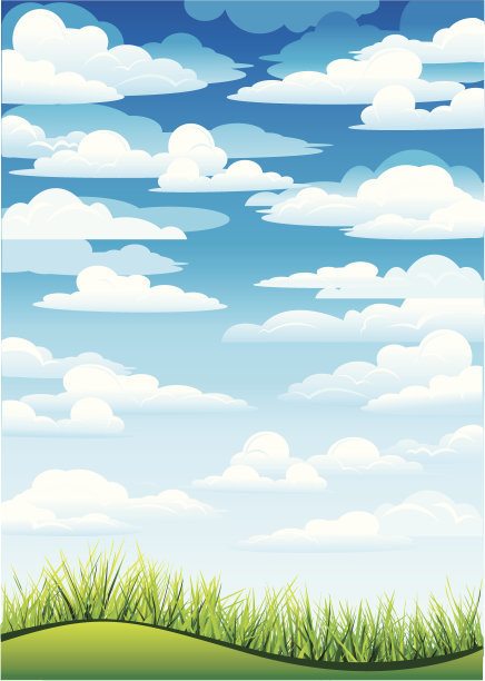 天空,绘画作品,枝繁叶茂