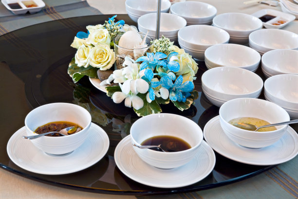 中式食堂文化墙