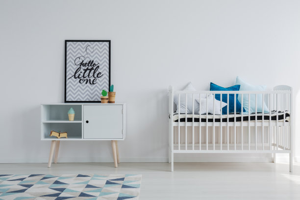 宝宝婴儿床海报设计