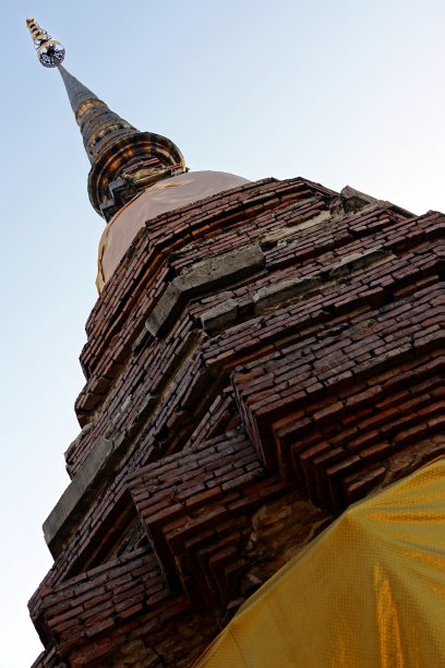 泰国清迈金色寺庙