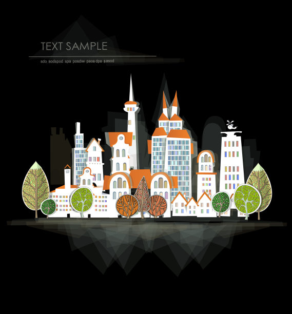 面包车文字背景素材