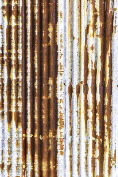 棕色金属板背景墙
