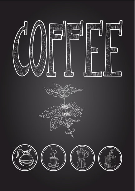 咖啡豆素描