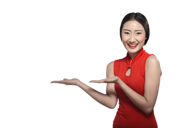 传统节日东方女性服饰