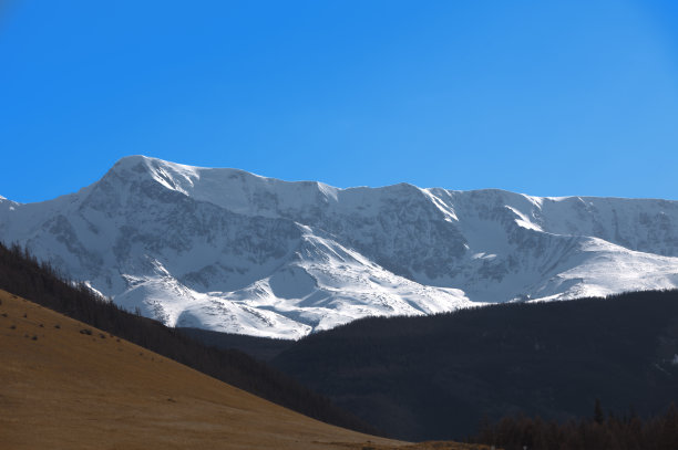 天空,山,水平画幅