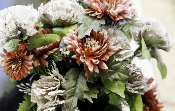 红色婚礼花艺素材