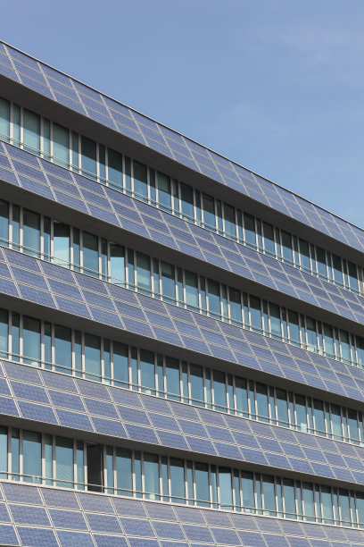 蓝色企业文化墙