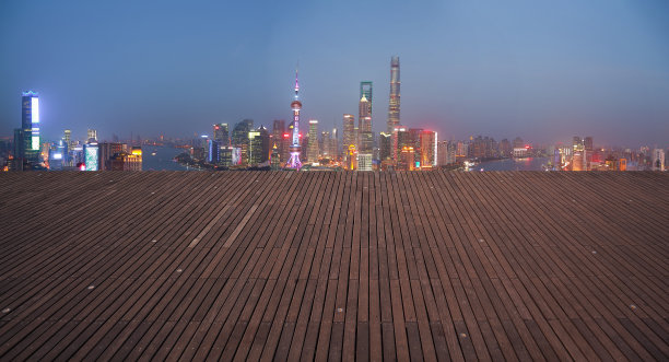 上海外滩全景,陆家嘴建筑群高清