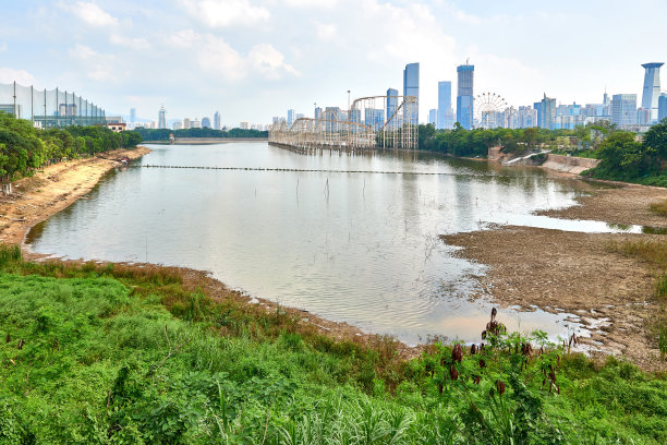 绿色中国风景名胜艺术