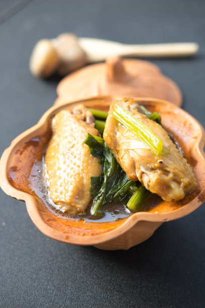 沸腾的,泰国食品,素食