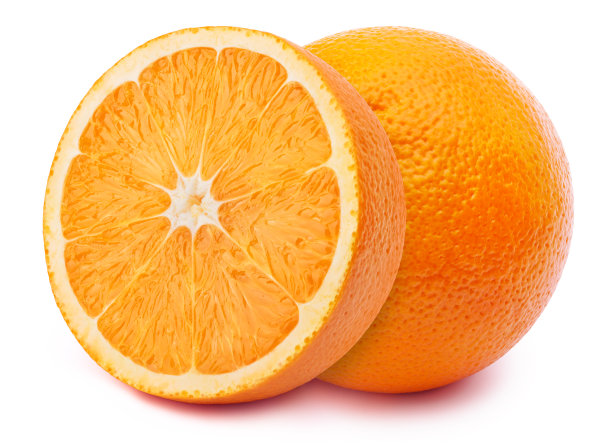 一片橙色