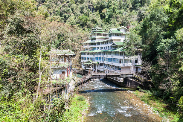 河湾河水流水