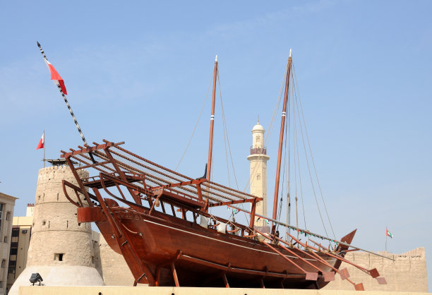 阿联酋迪拜的帆船