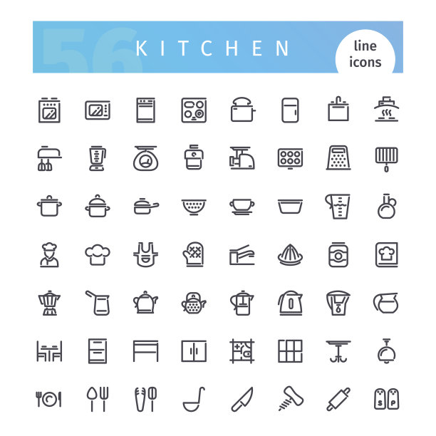 厨房用品图标