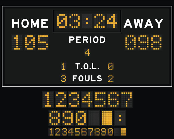 数字字体组合图案